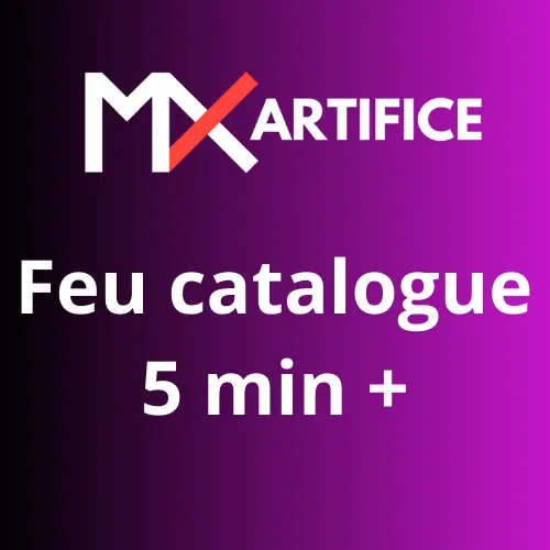 Feu catalogue 5 min+